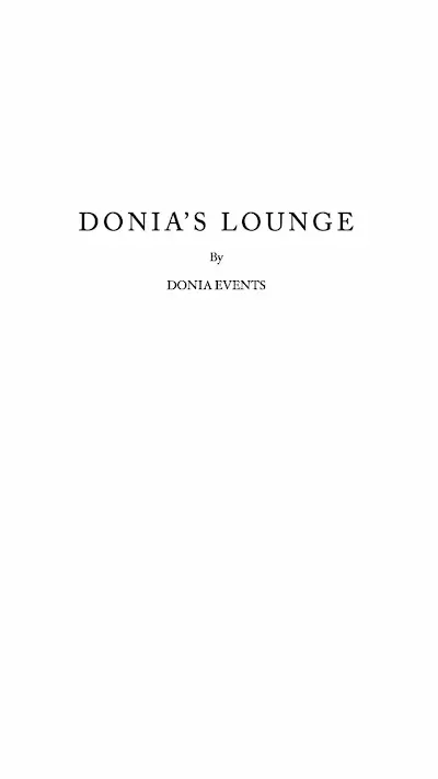 DONIA’S LOUNGE by DONIA EVENTS
